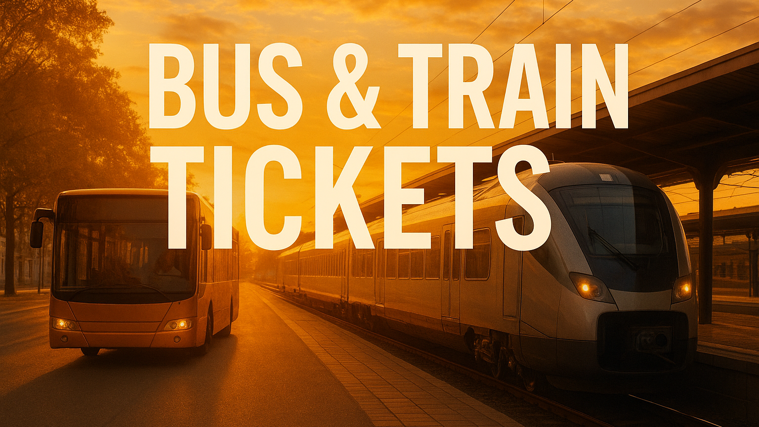Bus & Train Tickets